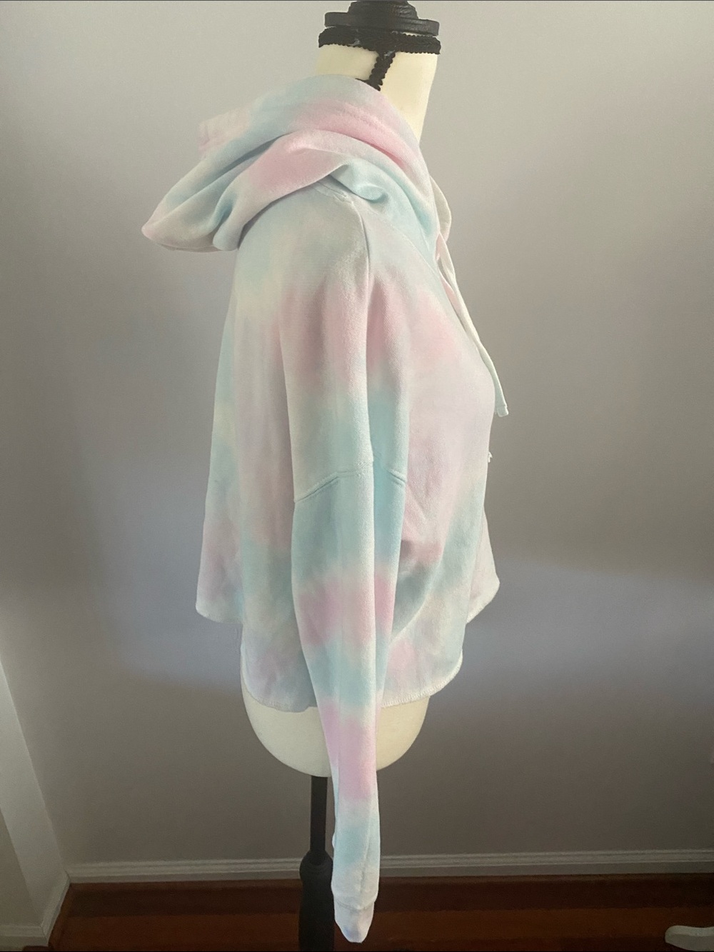 5 kings crop tye dye hoodie size Small/medium   NWT - Picture 4 of 7
